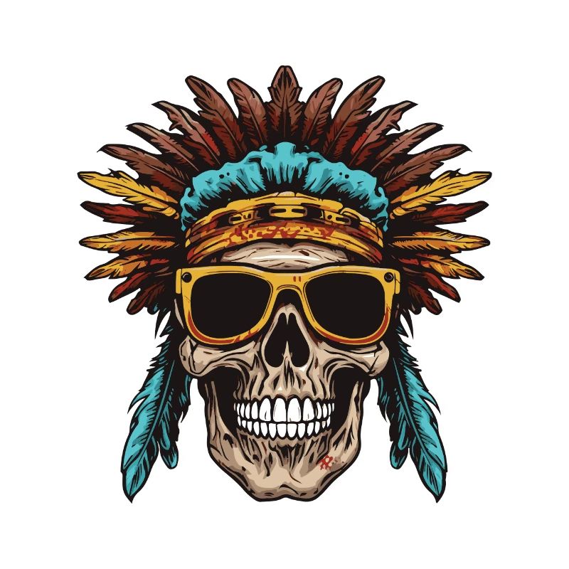 Apache Skull Indian