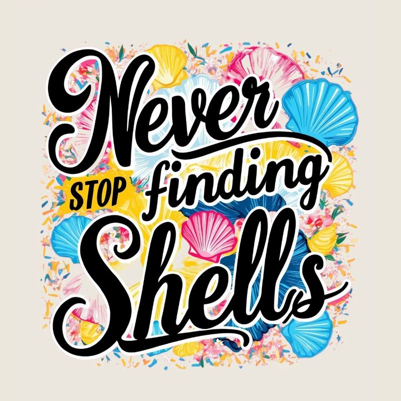 Never Stop Finding Shells Design