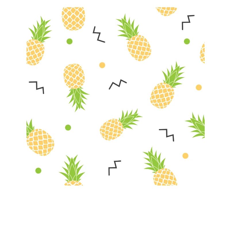 pineapple yellow pattern