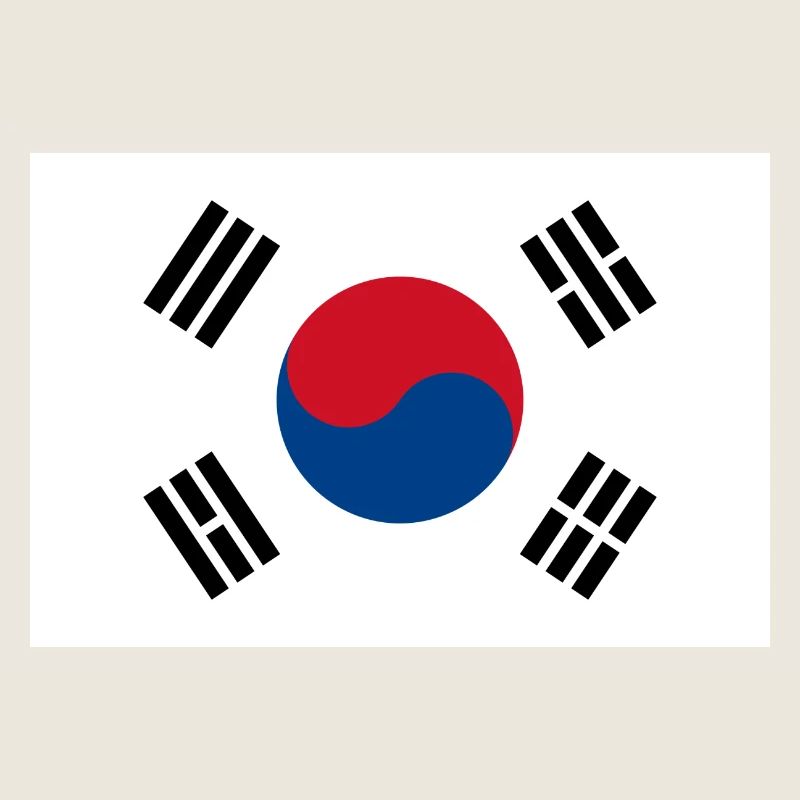 Drapeau de la Corée du Sud