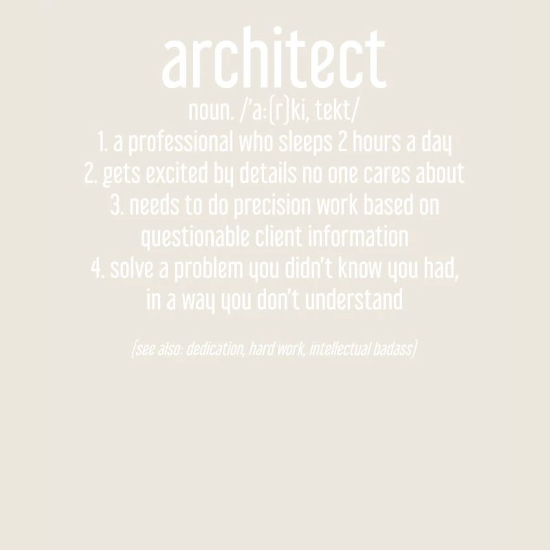 ARCHITECTE - DESIGNER - CONSTRUCTION - DESSIN