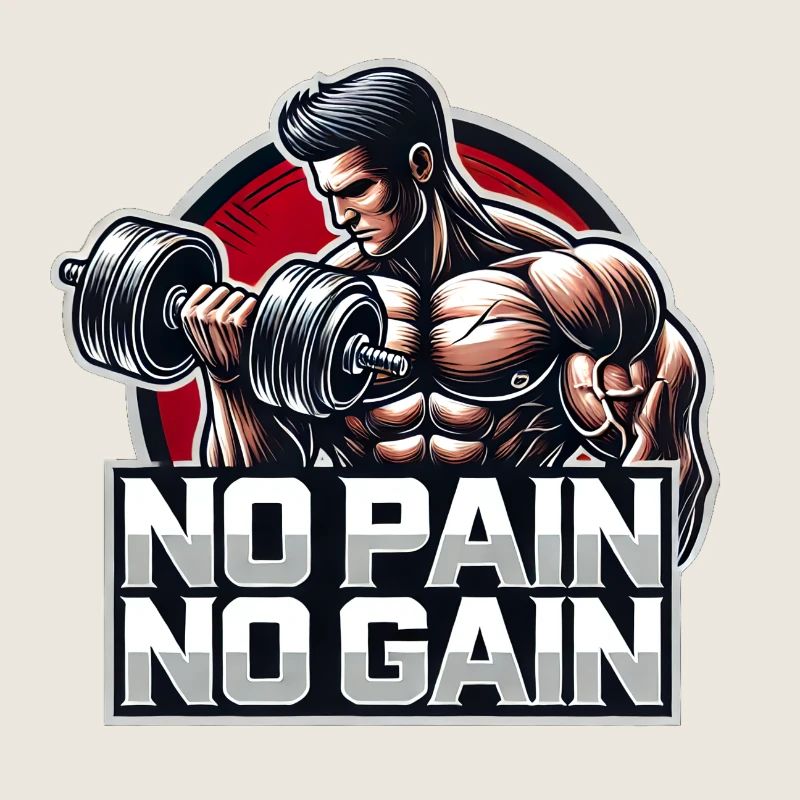 PAS DE DOULEUR - PAS DE GAIN - FORME PHYSIQUE - MOTIVATION - DEVISE