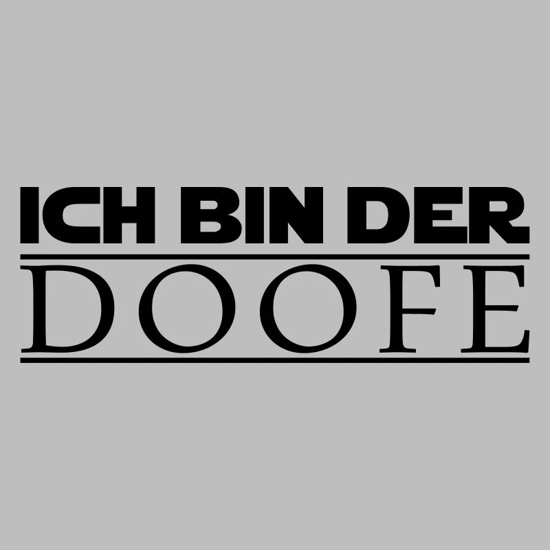 ich bin der doofe (jedi)