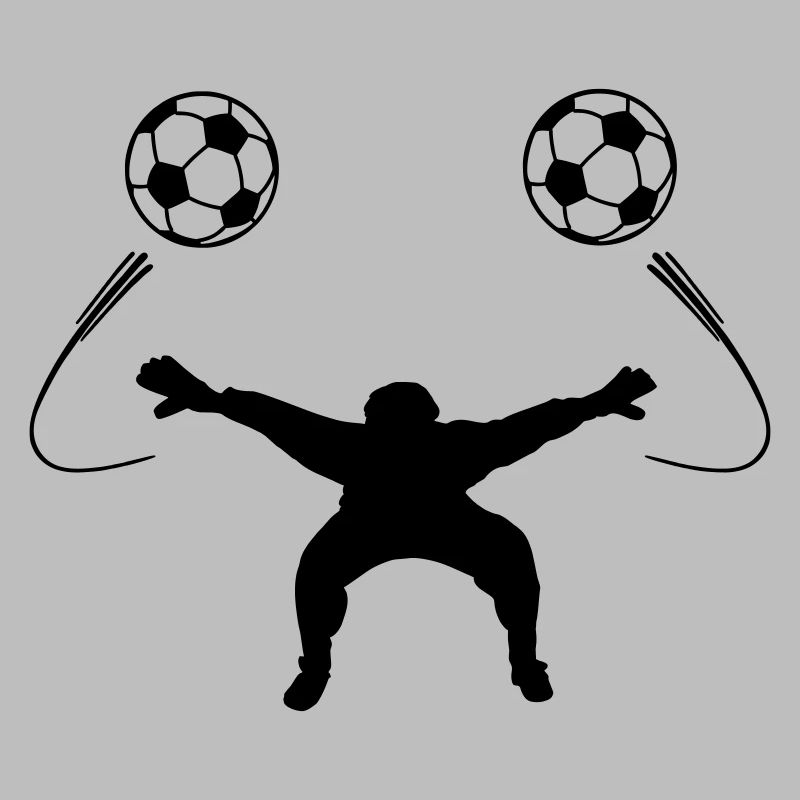 Torwart oder Torwartschattenfigur