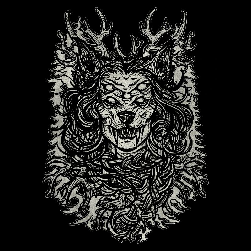 Nordic She Wolf Grau