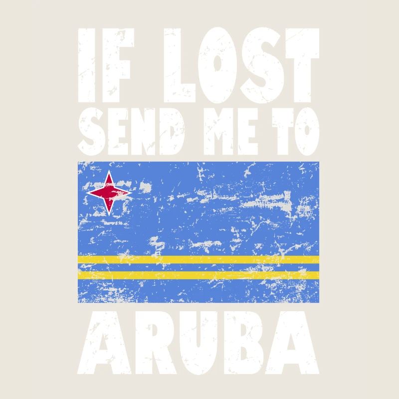 Aruba Flag Saying
