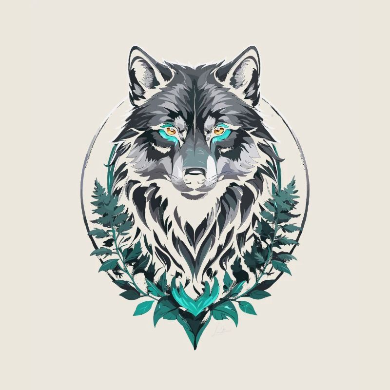 Forest Arctic Wolf