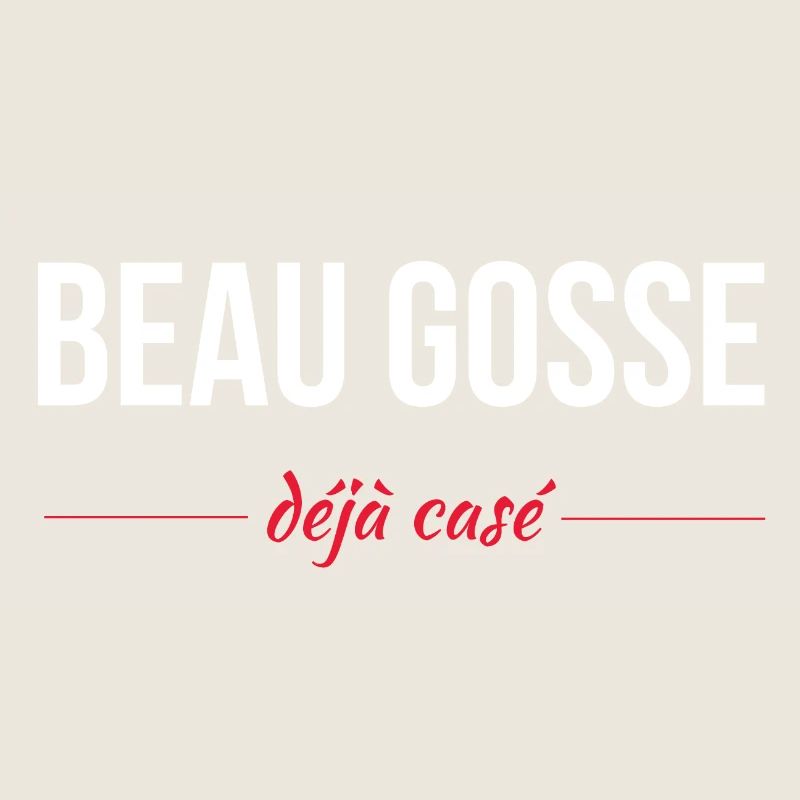 Beau gosse déja casé
