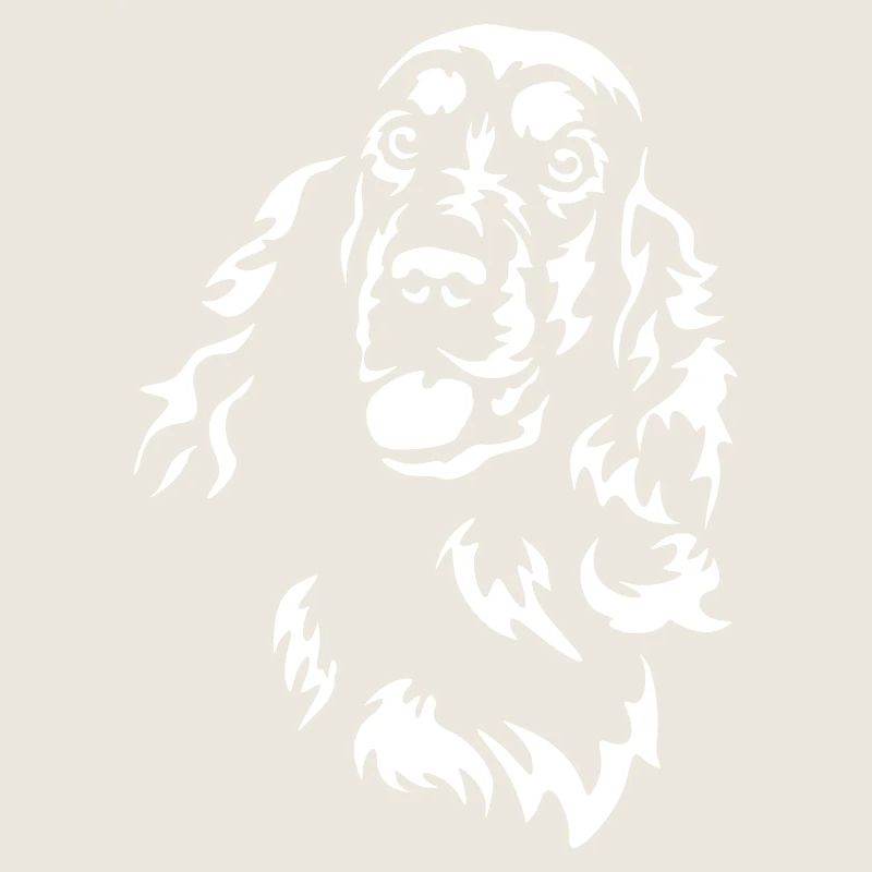 Cocker Spaniel Kopf "Black Edition"