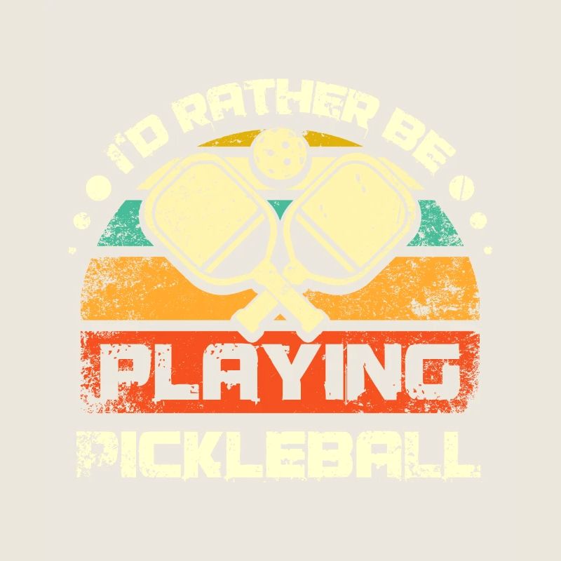 I'd rather be playing Pickleball
