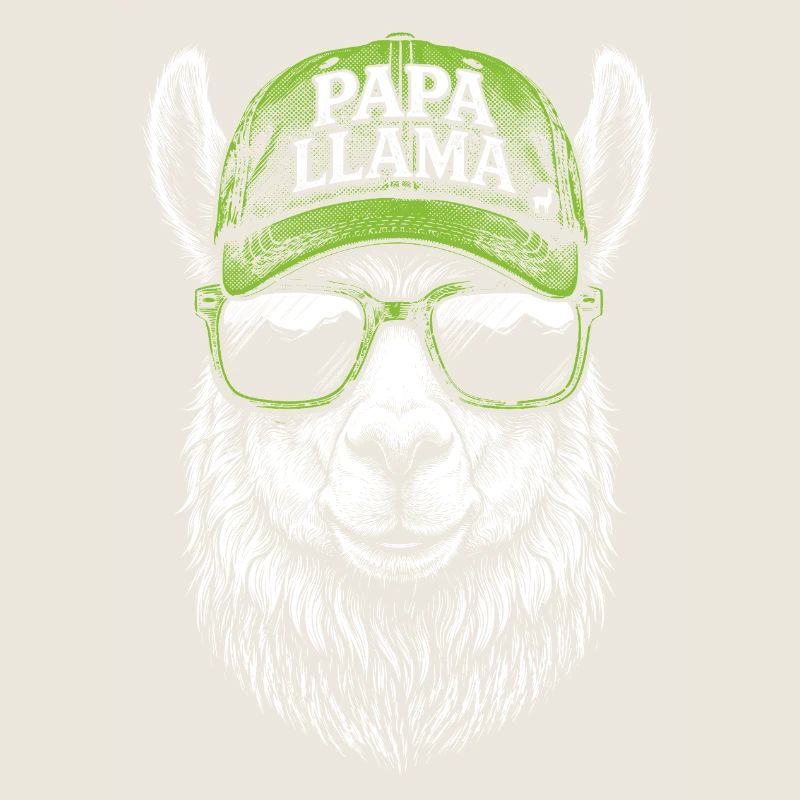 Conception de la casquette Papa Llama