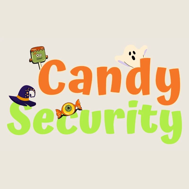 Drôle de costume d’Halloween Candy Sécurité