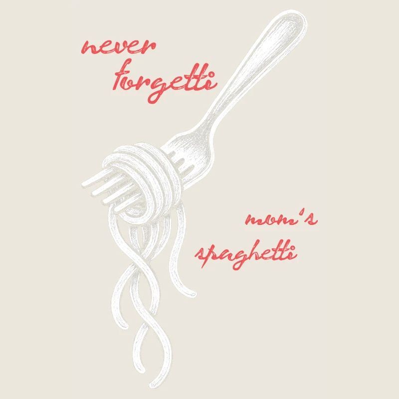 Never Forgetti Spaghetti Fork Drawing