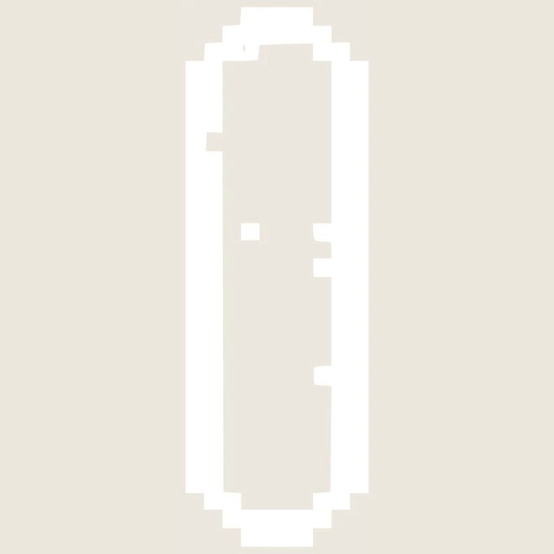 Icône de pixel de la bactérie bâton