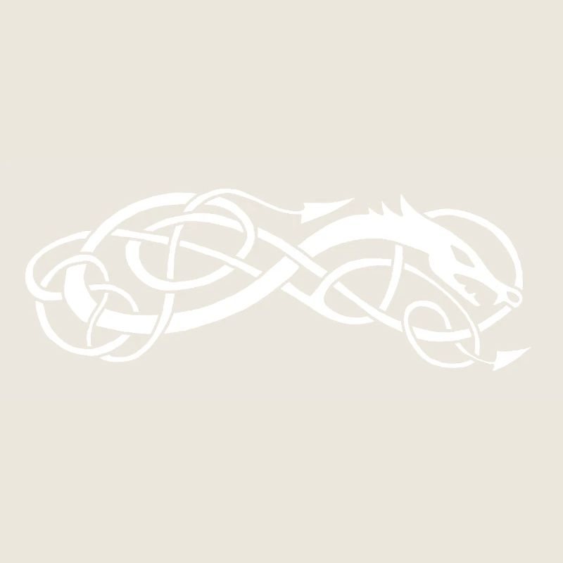 Serpent celte blanc