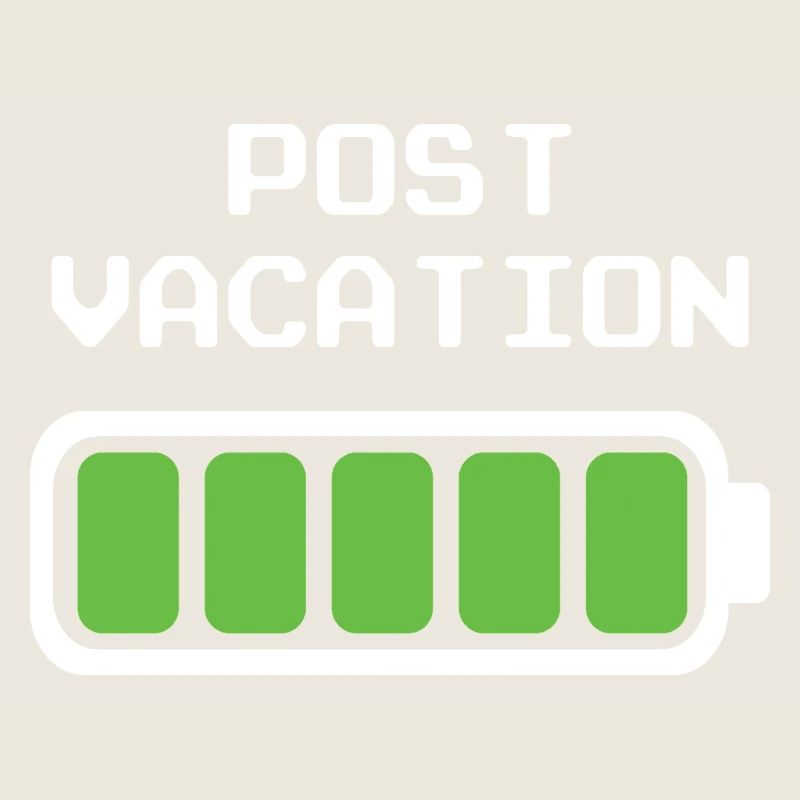 Conception post-vacances - Indicateur de batterie pleine