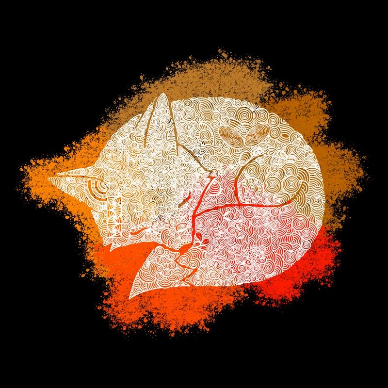 Zentangle Fox