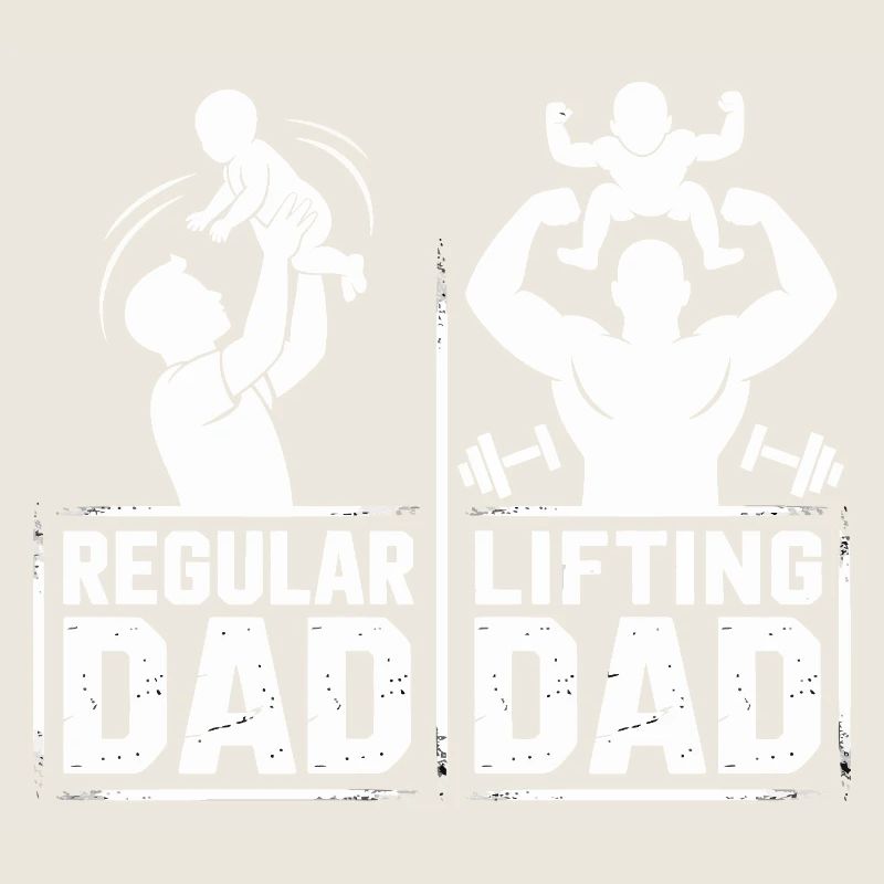 Dadkraft Double Image: Normal vs Kraftdad