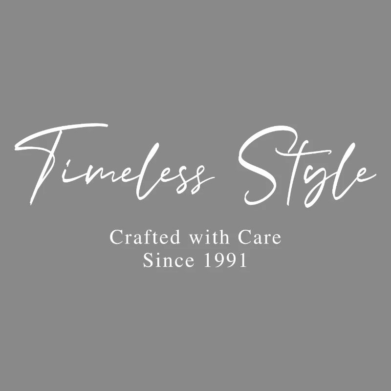 Timeless style since 1991 Script Typography
