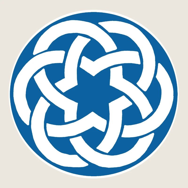 étoile celte bleu