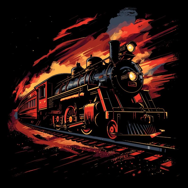 Style rétro ferroviaire