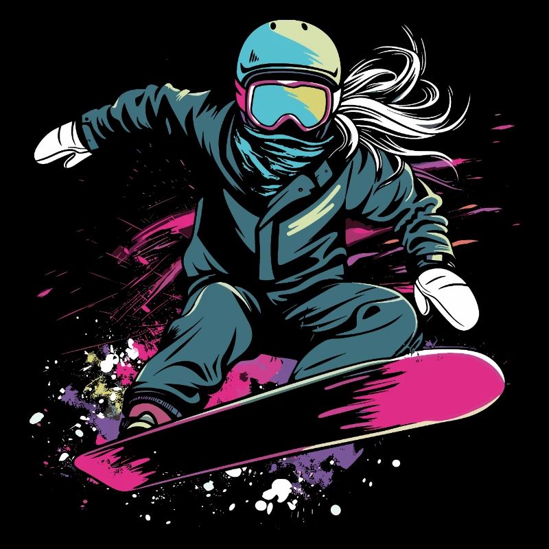 Graphique du snowboarder