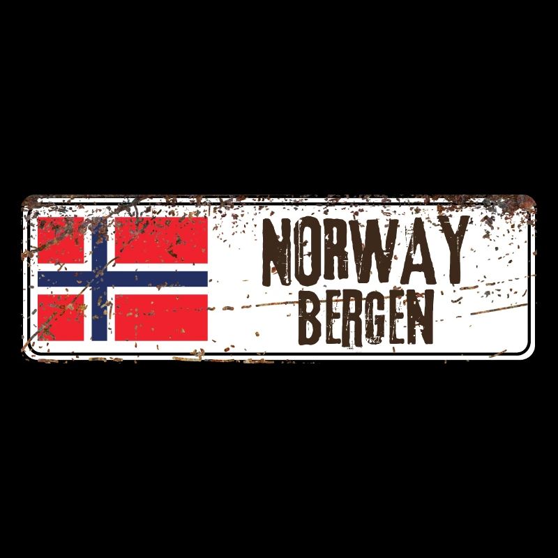 Bergen Norvège Drapeau