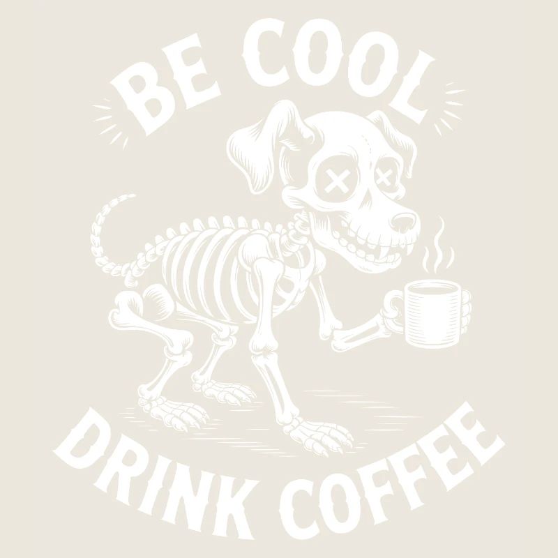 Squelette Squelette de Café Be Cool