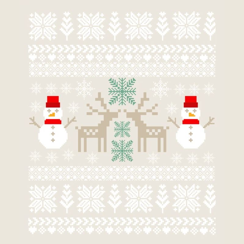Rétro Noël Pixel