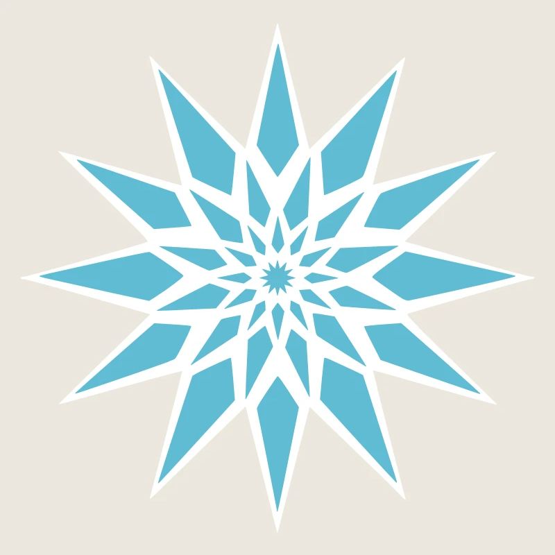 Cristal de glace étoilée