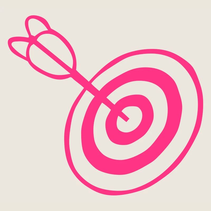 cible fleche flechette mille centre