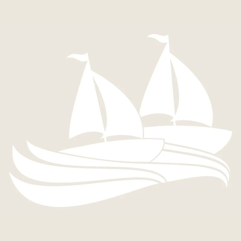 Deux navires Régate par équipe Régate de voile de compétition