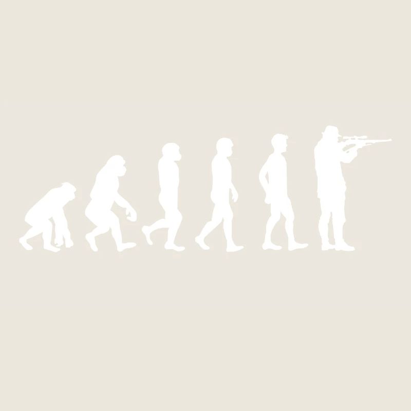 Evolution Jäger Jagd shirt Geschenk jagen