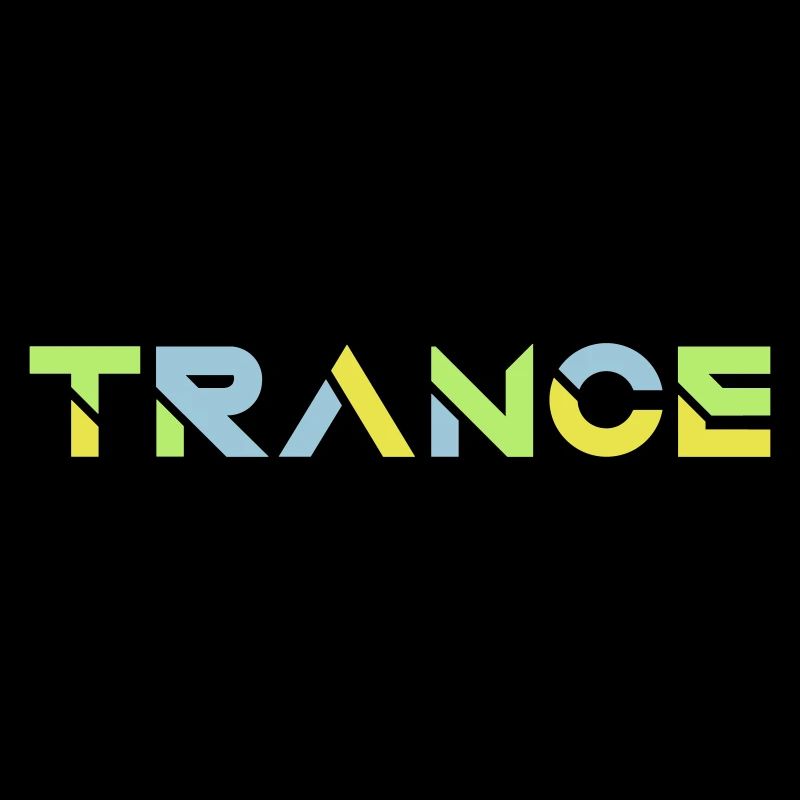 Text Trance Schriftzug Design