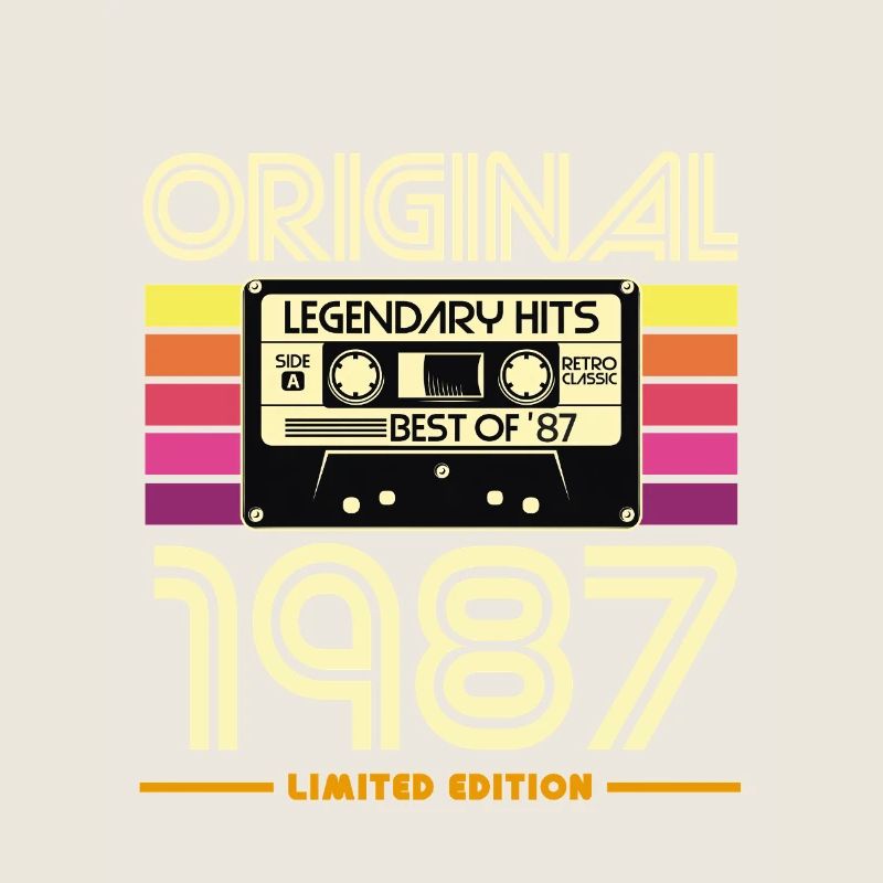 Original 1987 Cassette Retro