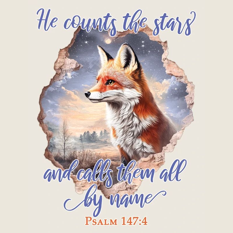 Fuchs Bibelvers Christlich