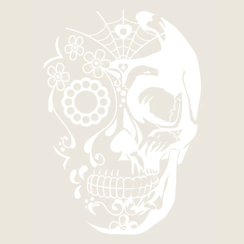 skull white