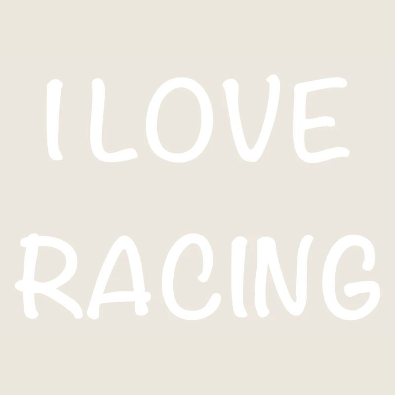 J’adore la course – Style d’écriture manuscrite