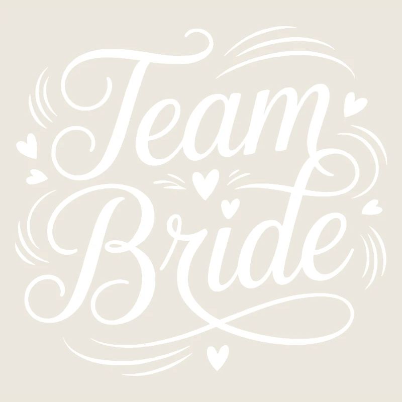 Team Bride Script Motiv