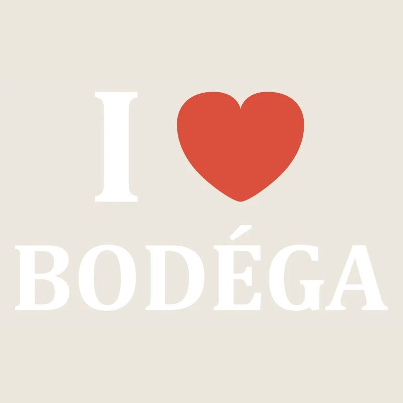 I Love Bodega Logo Tee