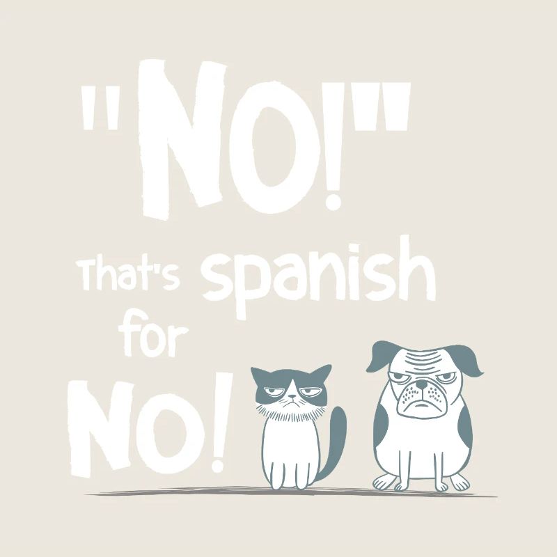 Non – espagnol pour Non ! Drôle d’expression animale