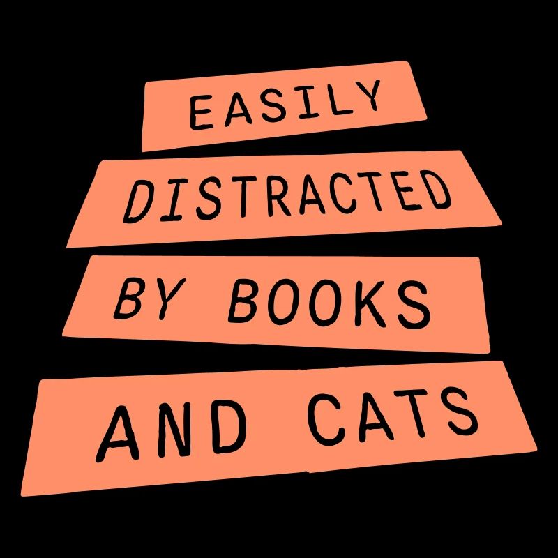 Facilmente distratto dai libri e dai gatti