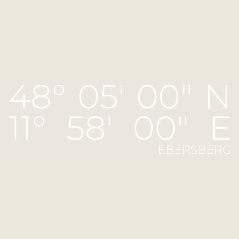 Coordinates Ebersberg, Bavaria