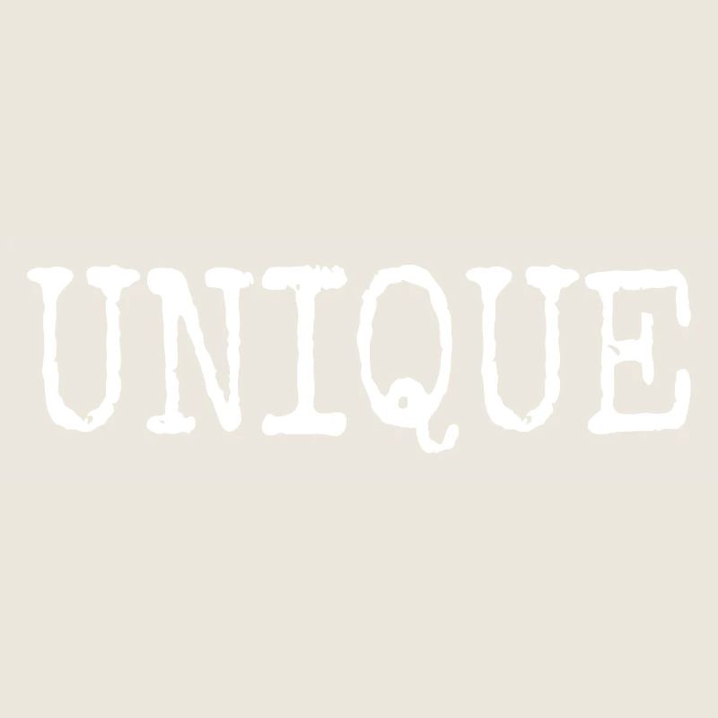 unique, unique, unique valeur de soi unique
