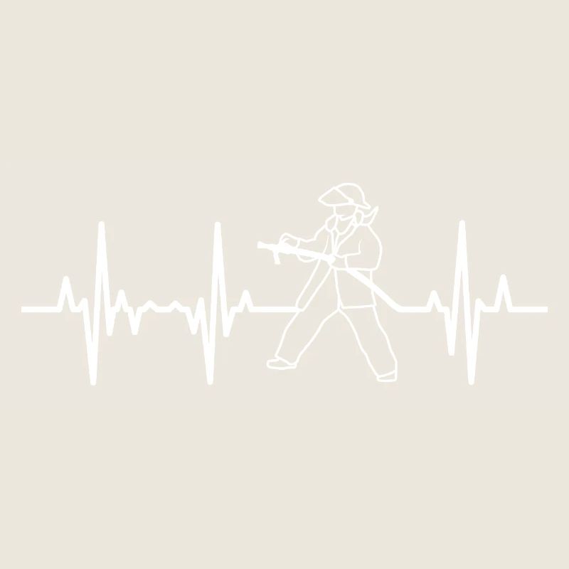 Firefighter Heart Line