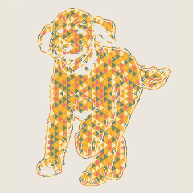 Labradoodle Geometric