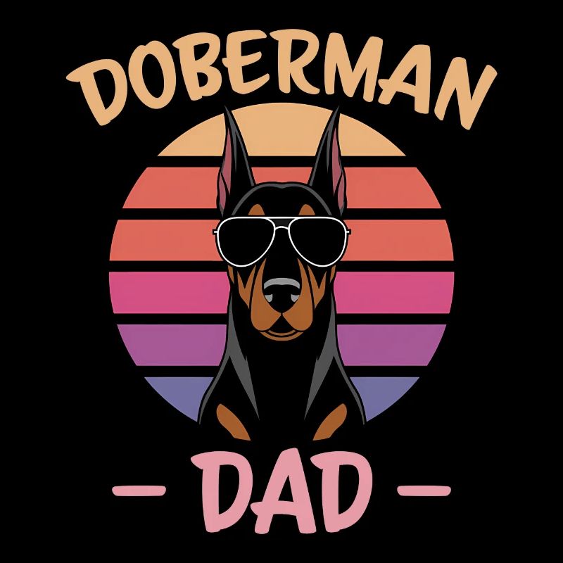 Doberman Saying Dad Funny Doberman Gift