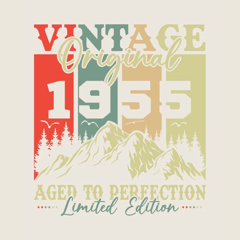 1955 Vintage Retro Geburtstagsgeschenk