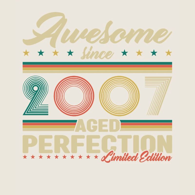 2007 Vintage Retro Birthday Gift