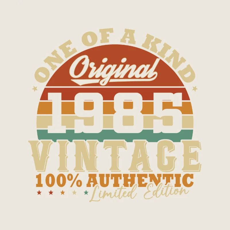 Original 1985 Vintage Geburtstagsgeschenk